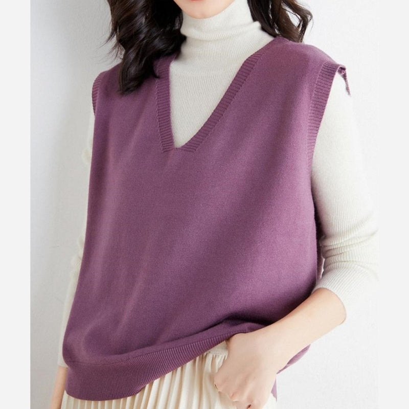 đ„Soldes 49% de rĂ©ductionđGilet en Tricot Ă col en V Ultra-Doux pour Femmes