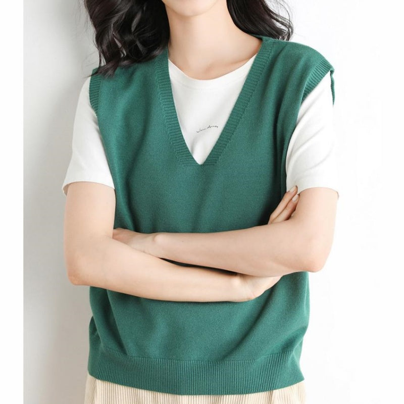 đ„Soldes 49% de rĂ©ductionđGilet en Tricot Ă col en V Ultra-Doux pour Femmes