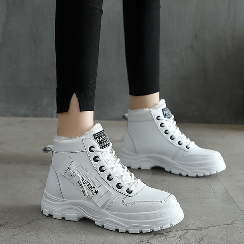 🍂Nouveaux styles pour l'automne et l'hiver❄️Bottes à lacets chaudes et imperméables pour femmes