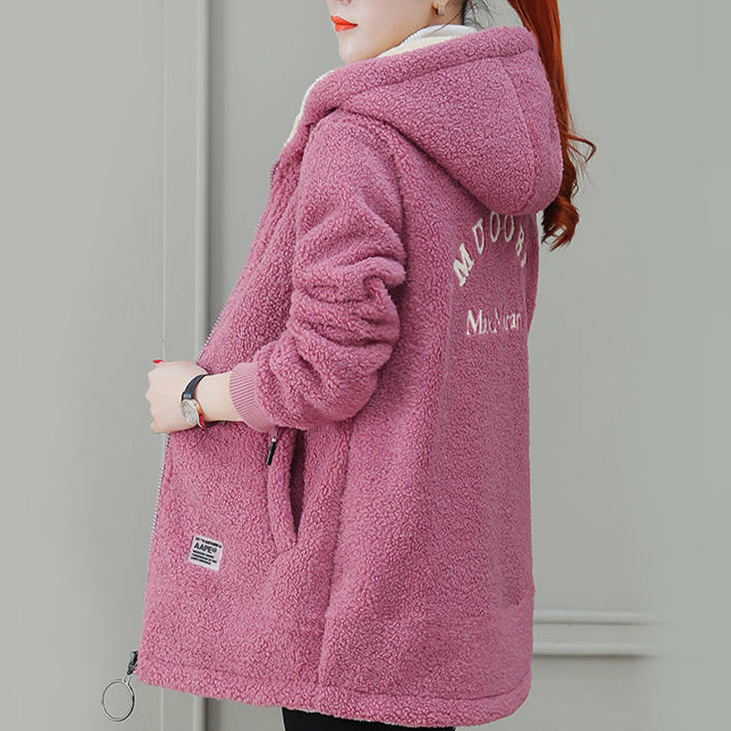 🎁DERNIER JOUR 49% DE RÉDUCTION🔥Manteau d'hiver chaud et épais en fausse laine d'agneau pour femme