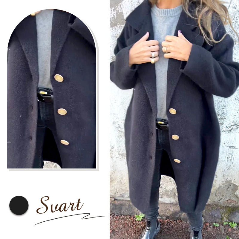🌸Soldes d'automne 50% de réduction💕Manteau à revers en tweed à manches longues pour femmes