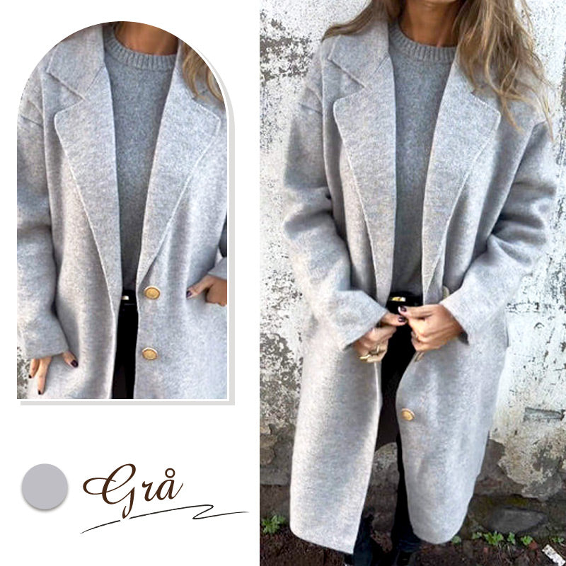 🌸Soldes d'automne 50% de réduction💕Manteau à revers en tweed à manches longues pour femmes