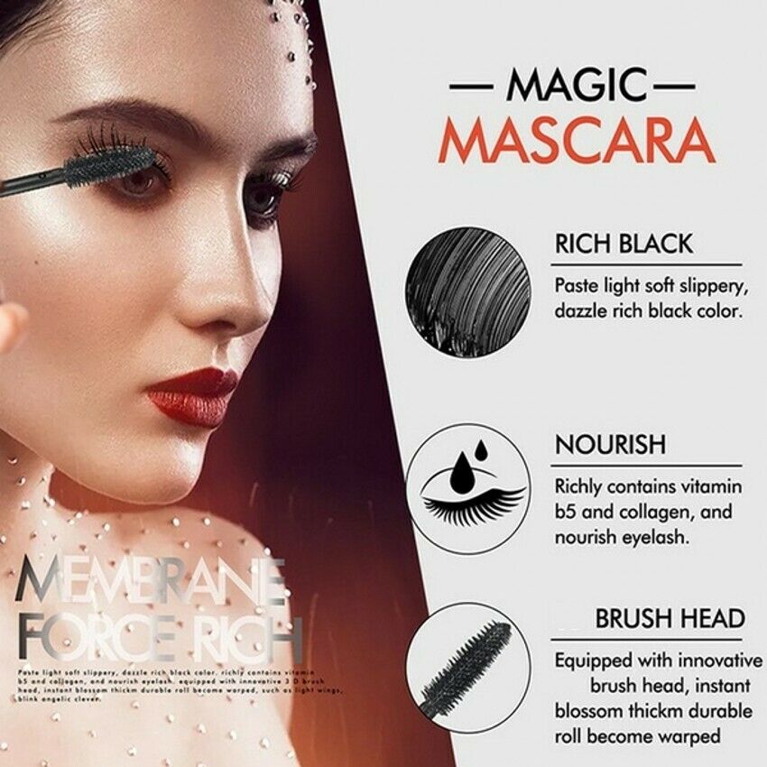 🔥Achetez 1 obtenez 1 gratuit🔥Waterproof Silk Fibre Thick Lengthening Mascara