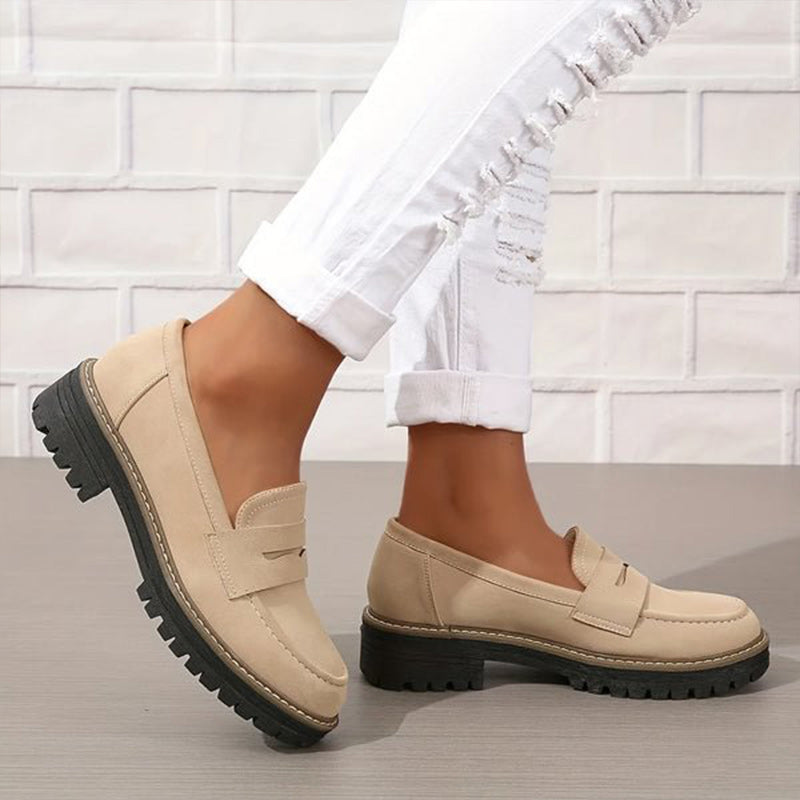 Mocassins à plateforme confortables pour femmes