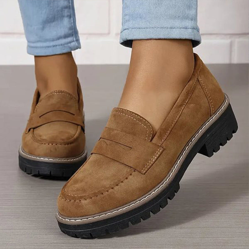 Mocassins à plateforme confortables pour femmes