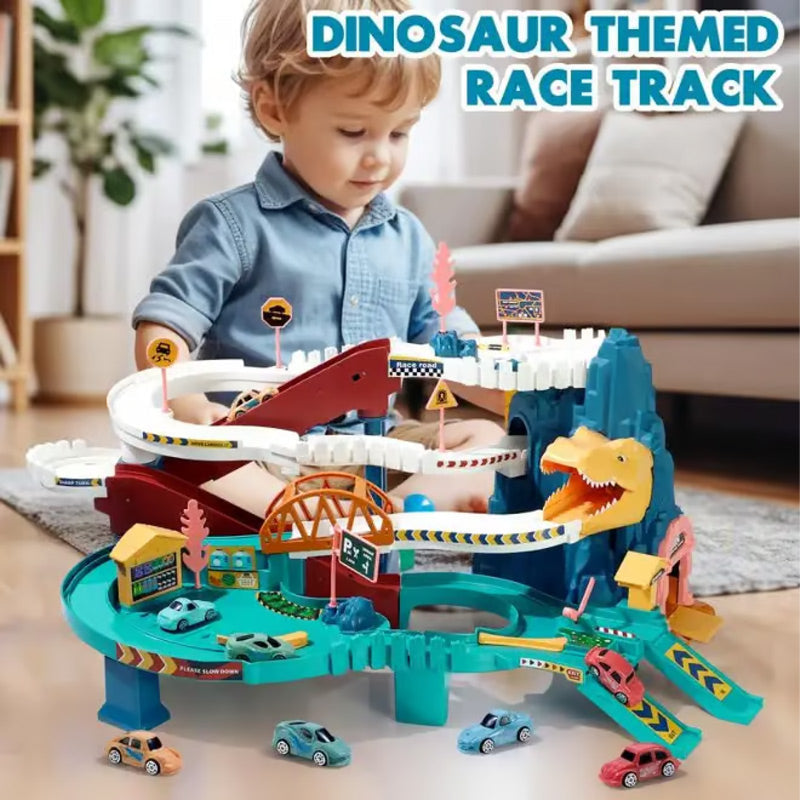 Jeu de piste pour dinosaures pour enfants