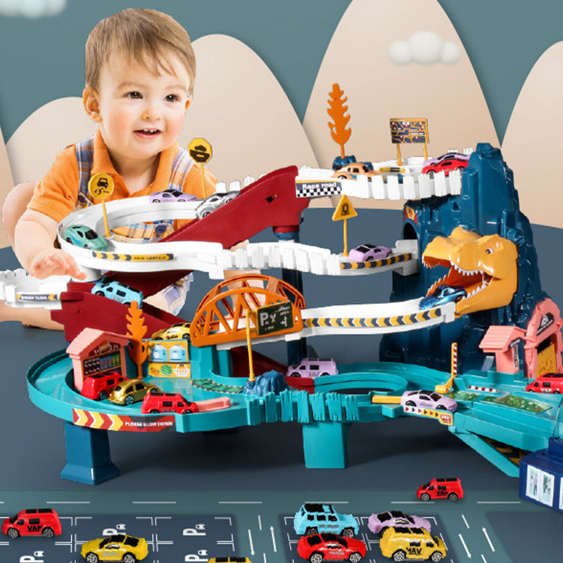 Jeu de piste pour dinosaures pour enfants