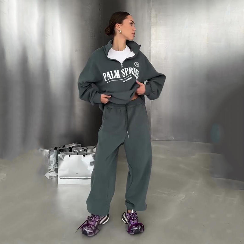 🔥Offre de Noël 50% de réduction🎅 Ensemble 2 pièces tendance et décontracté pour femmes