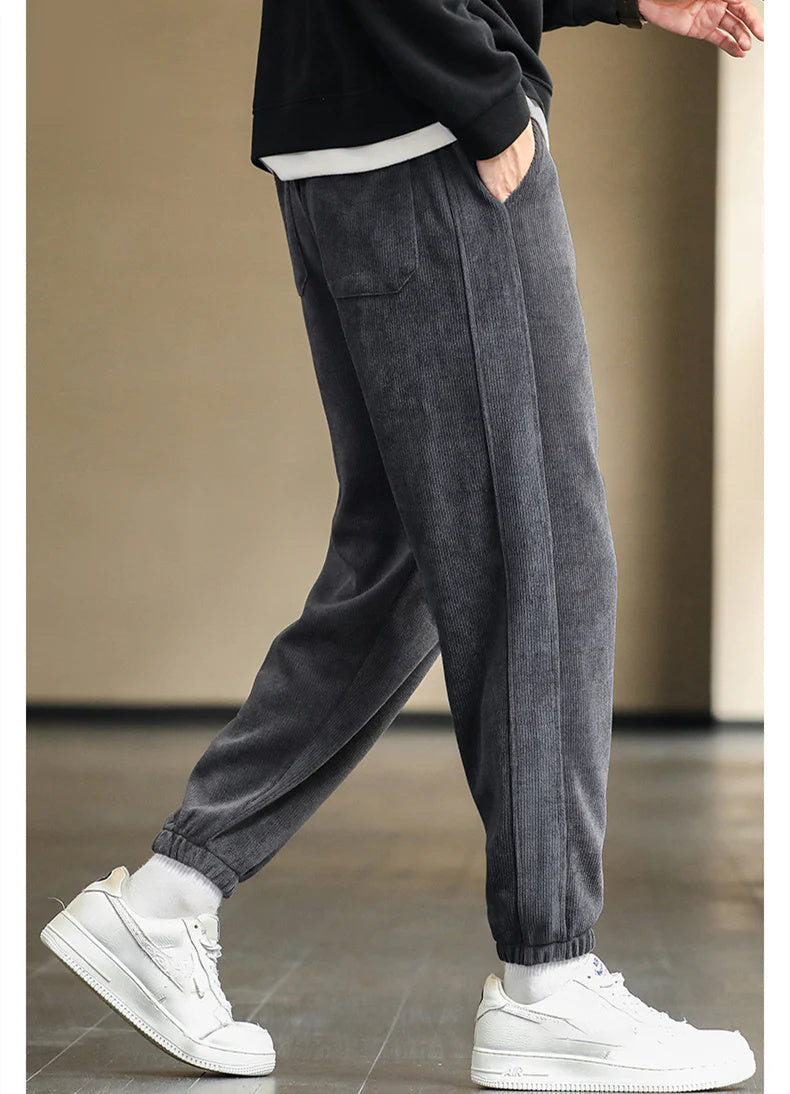 ăđ„EN VENTEăđPantalon dĂ©contractĂ© en velours cĂŽtelĂ© pour hommes