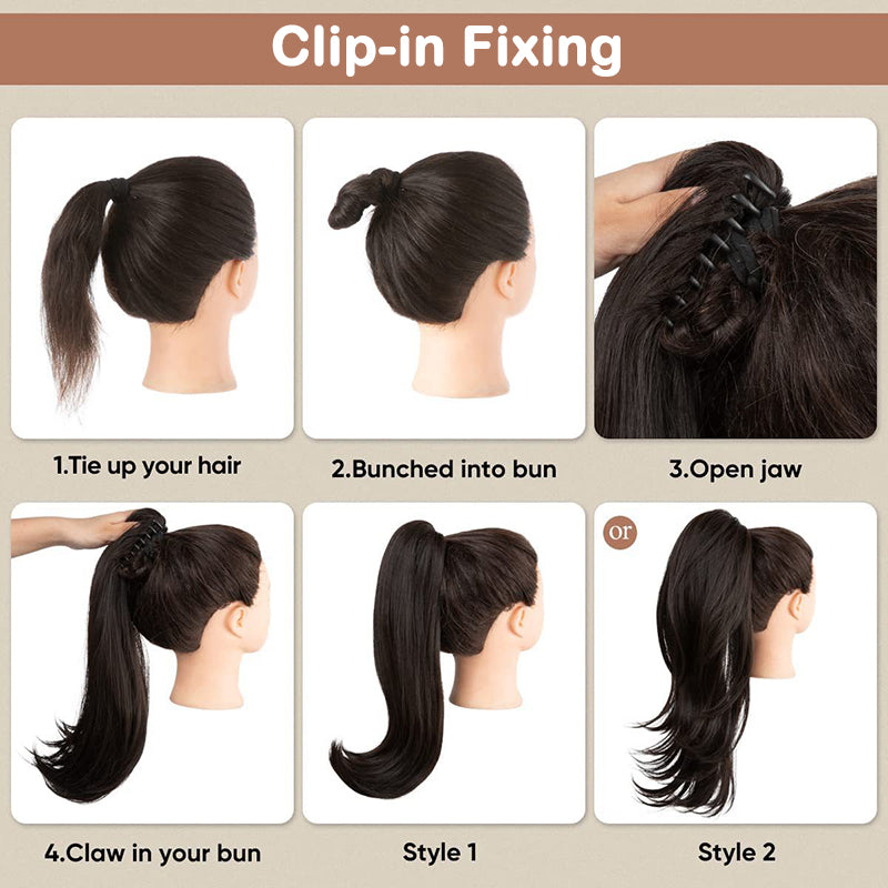 đ PROMOTION DU DERNIER JOUR - 50% DE RĂDUCTIONđExtension de cheveux bouclĂ©s, ondulĂ©s et crĂ©pus avec queue de cheval