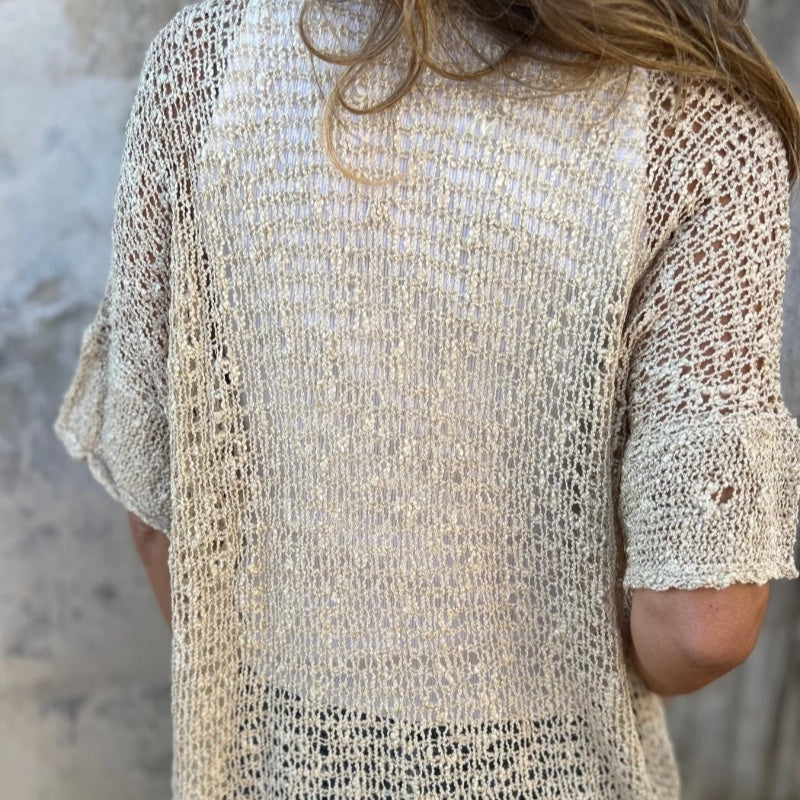 đ2025 Spring Sale - 49% de rĂ©duction!đ„ Top tricotĂ© uni pour femme avec un bouton