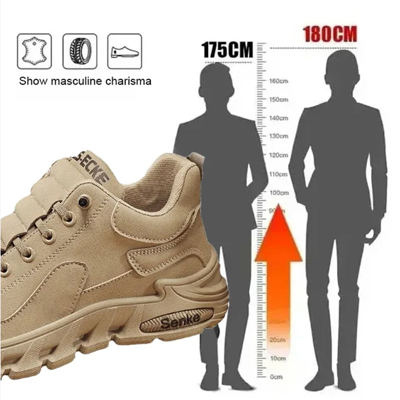 🔥Chaussures de marche décontractées à semelles épaisses et antidérapantes pour hommes