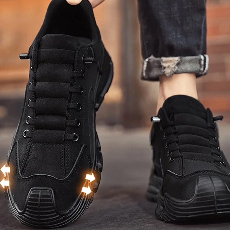 🔥Chaussures de marche décontractées à semelles épaisses et antidérapantes pour hommes