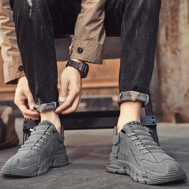 🔥Chaussures de marche décontractées à semelles épaisses et antidérapantes pour hommes