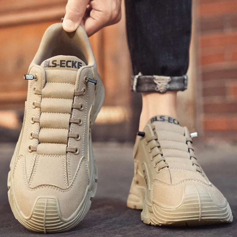 🔥Chaussures de marche décontractées à semelles épaisses et antidérapantes pour hommes