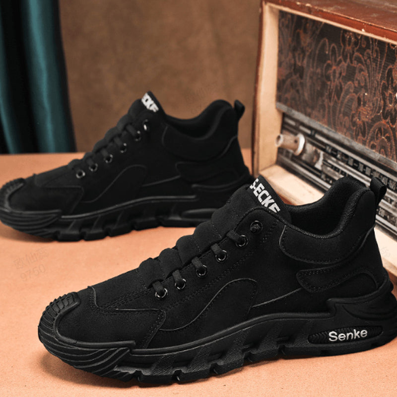 🔥Chaussures de marche décontractées à semelles épaisses et antidérapantes pour hommes