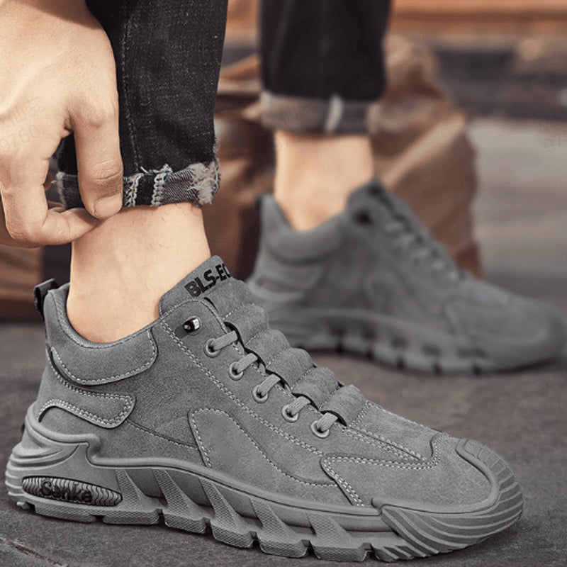 🔥Chaussures de marche décontractées à semelles épaisses et antidérapantes pour hommes