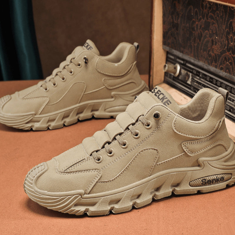 🔥Chaussures de marche décontractées à semelles épaisses et antidérapantes pour hommes