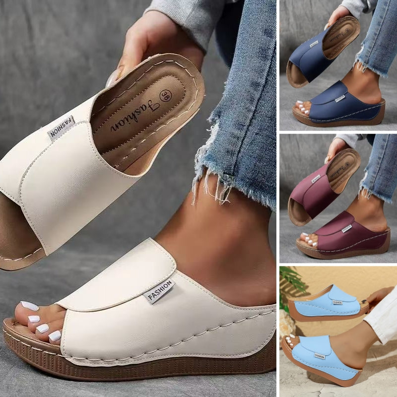 đ„Sale 49% offđ„Casual Wedge Slide sandales pour femmes