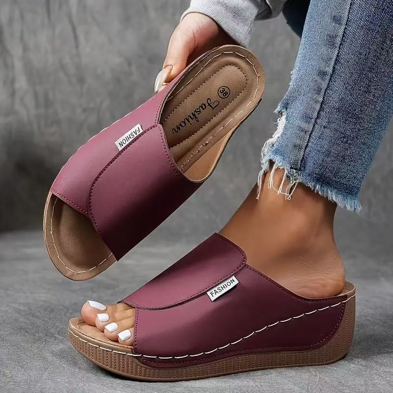 đ„Sale 49% offđ„Casual Wedge Slide sandales pour femmes