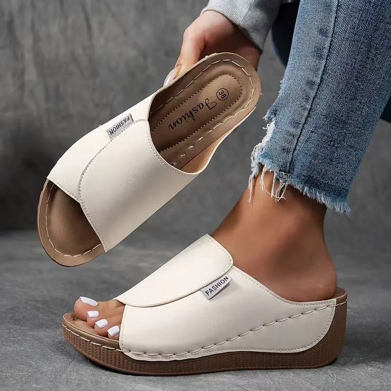 đ„Sale 49% offđ„Casual Wedge Slide sandales pour femmes