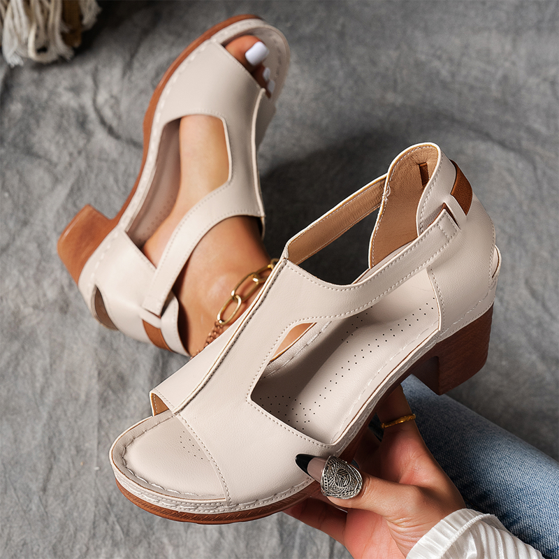 🔥Soldes exceptionnels - Économisez 49 %🔥Sandales à talons hauts pour femmes-Arch Support Sandales pour femmes