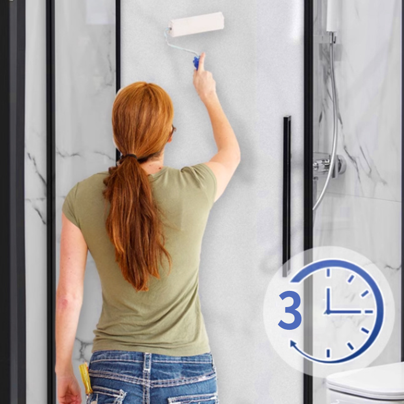 Peinture pour verre dépoli à séchage rapide et translucide pour le vent