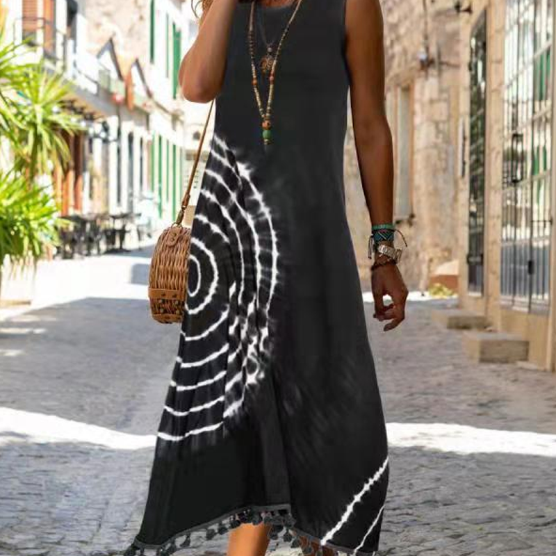 💕Robe midi décontractée sans manches pour femme