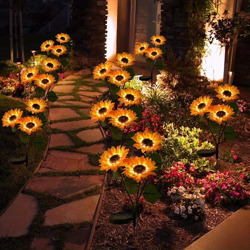 đ50% DE RĂDUCTION ! Lampes Solaires Tournesol â Ătanches & DĂ©coration Jardin đ»đăOffre LimitĂ©eă