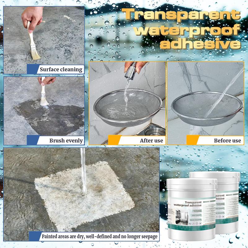 Revêtement imperméable transparent pour l'intérieur et l'extérieur