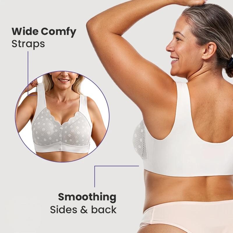 🔥Achetez 1 obtenez 1 gratuit🔥Soutien-gorge confortable à fermeture frontale et sans armature pour femmes