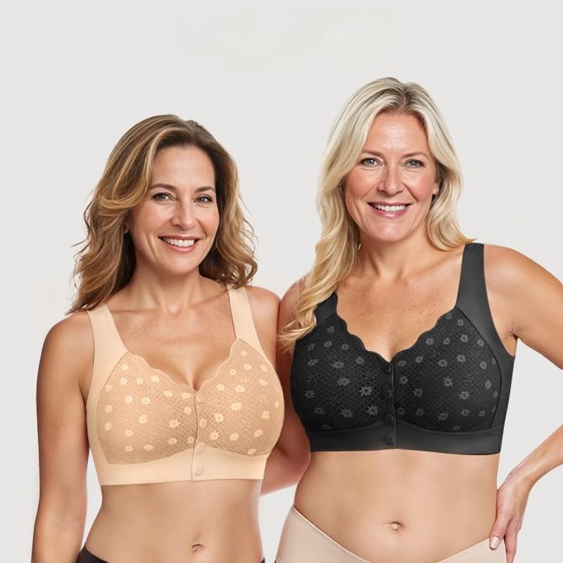 🔥Achetez 1 obtenez 1 gratuit🔥Soutien-gorge confortable à fermeture frontale et sans armature pour femmes