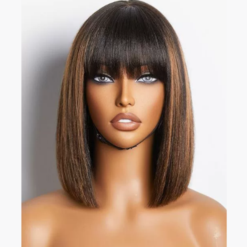 🎁💇♀️ Jusqu’à -60 % ! Perruque carrée mi-longue pour femme — Style tendance & cheveux ultra-naturels ✨💕