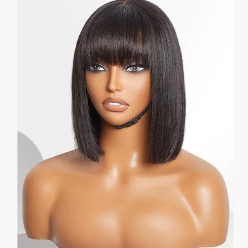🎁💇♀️ Jusqu’à -60 % ! Perruque carrée mi-longue pour femme — Style tendance & cheveux ultra-naturels ✨💕