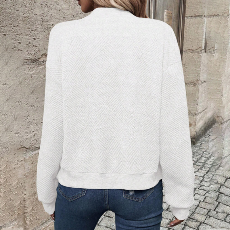 Cardigan à fermeture éclair pour femmes, décontracté et à la mode