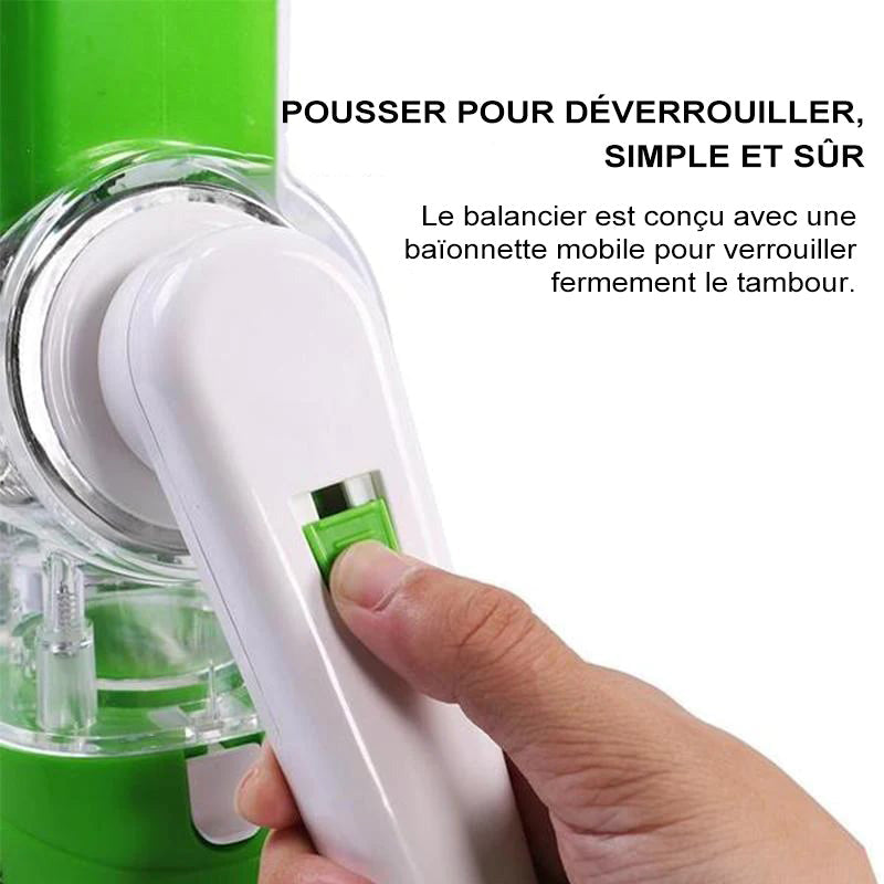 🥕Offre à durée limitée à moitié prix - Râpe à fromage et à légumes rotative 3 en 1
