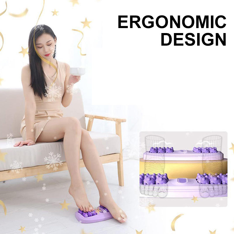 💥🦶✨Promo -50%💆♀️Rouleau de massage portable double – Détente & soulagement immédiat pour vos pieds😌🌿