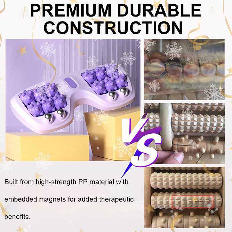 💥🦶✨Promo -50%💆♀️Rouleau de massage portable double – Détente & soulagement immédiat pour vos pieds😌🌿