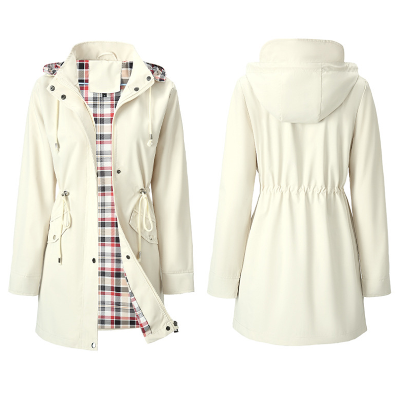đ„Soldes exceptionnelles 49 %đ„Veste impermĂ©able Ă carreaux ultime pour femmes