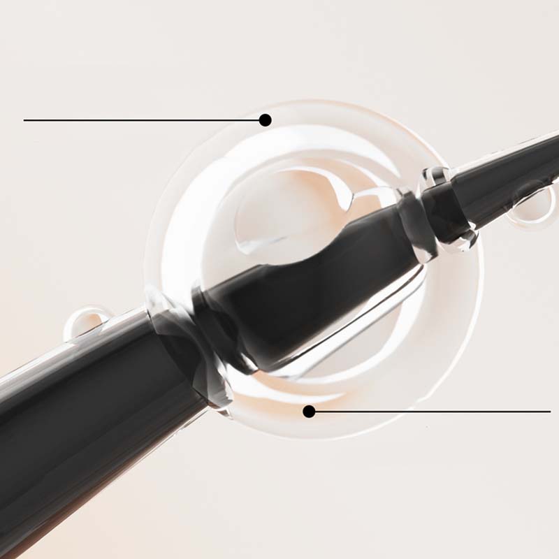 Mascara 3D pour cils naturels, style talon haut