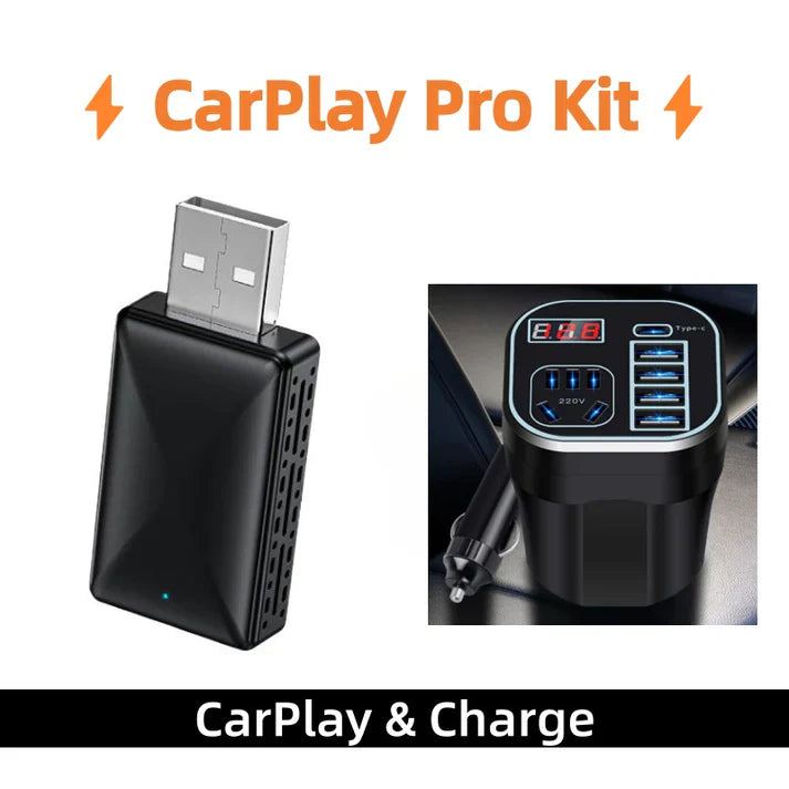 Adaptateur CarPlay sans fil avec port USB