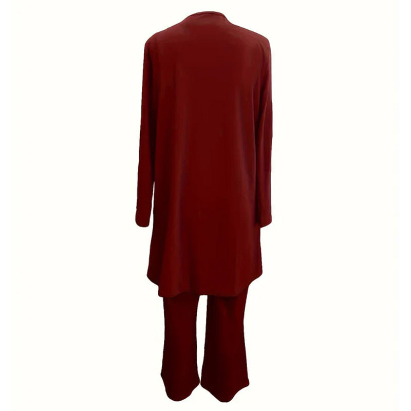 Ensemble 3 pièces élégant pour femme, coupe décontractée