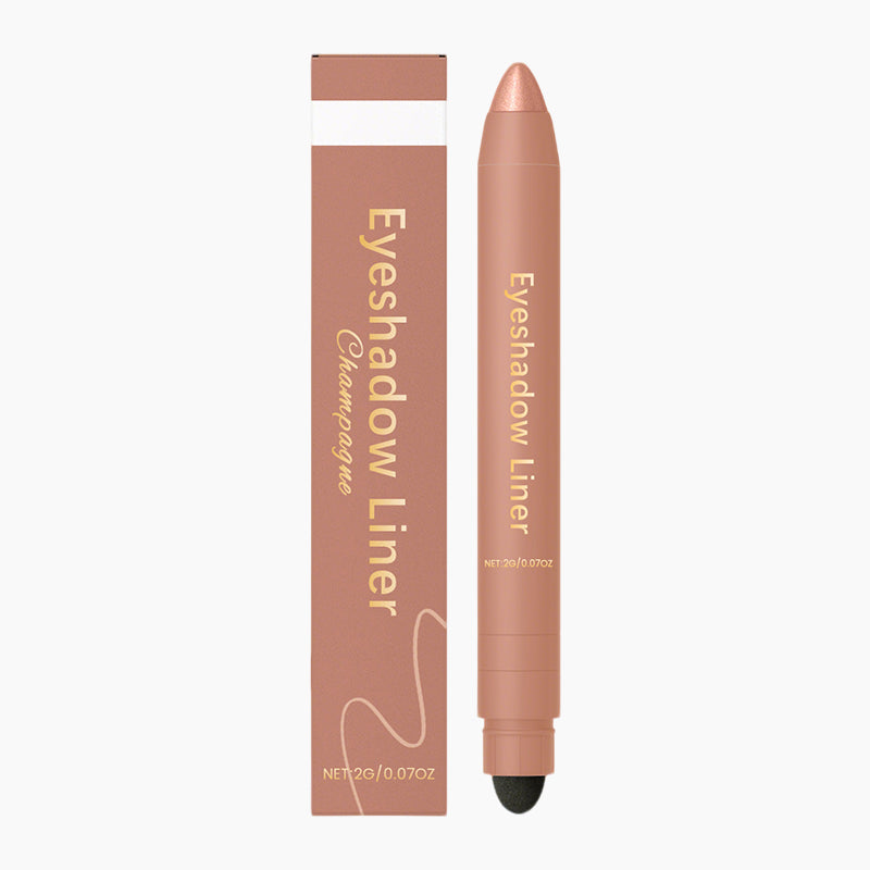 Ombre à paupières et eye-liner 2 en 1 avec pinceau mélangeur