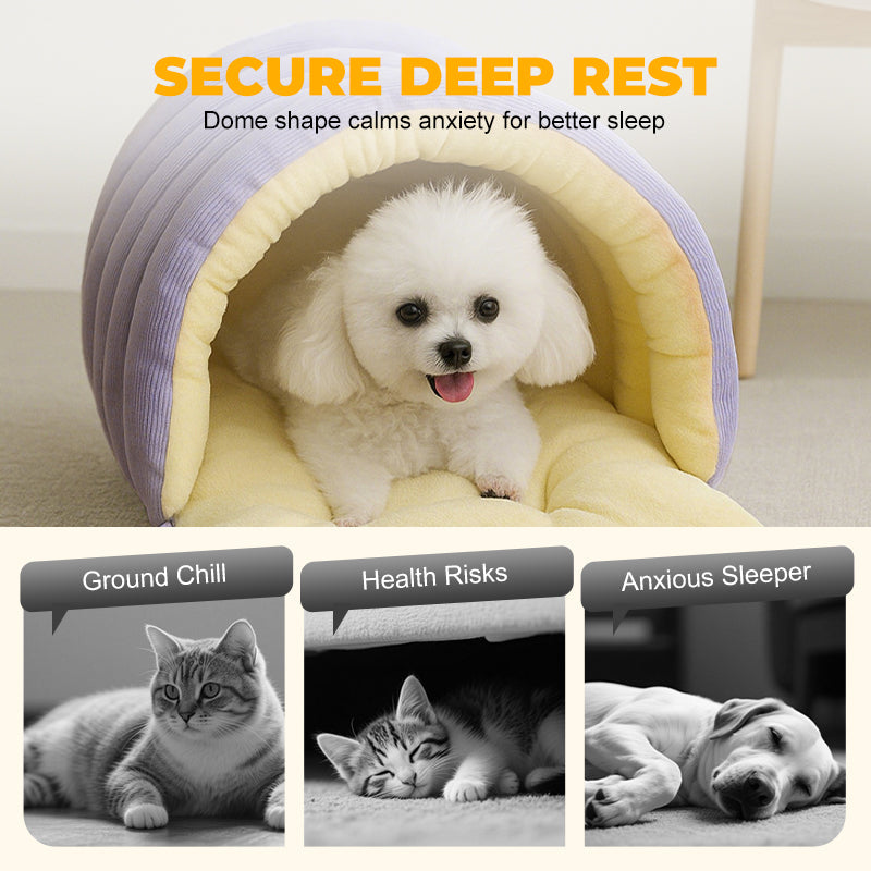 📢50% de réduction!!!📍Chaleur, confort douillet, niche en peluche pour animaux domestiques