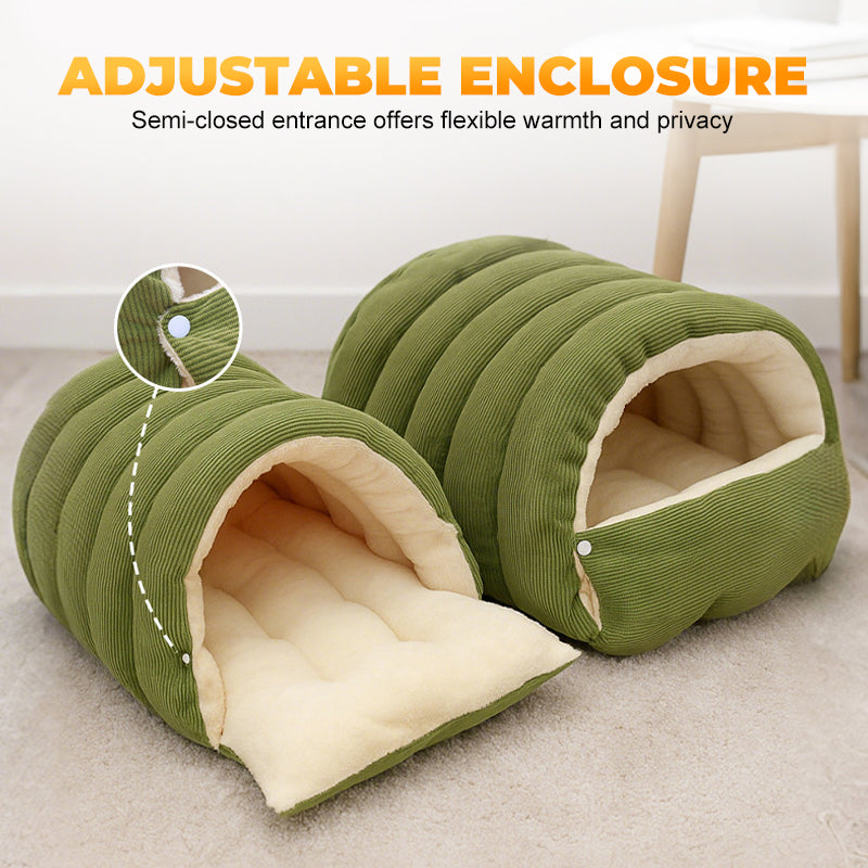 📢50% de réduction!!!📍Chaleur, confort douillet, niche en peluche pour animaux domestiques
