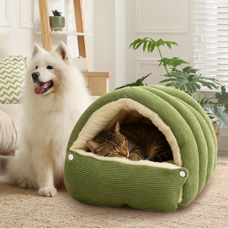 📢50% de réduction!!!📍Chaleur, confort douillet, niche en peluche pour animaux domestiques