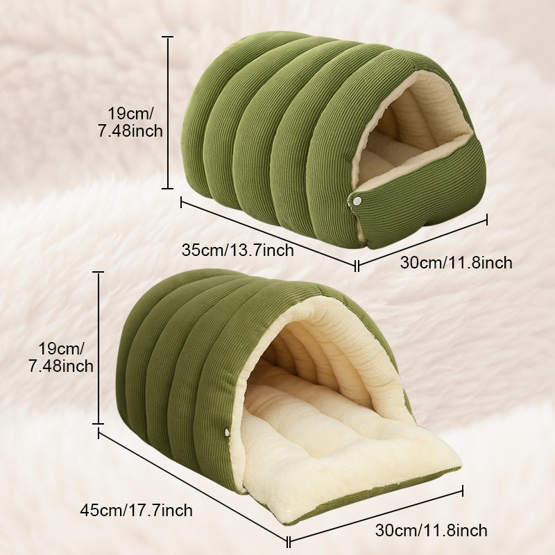 📢50% de réduction!!!📍Chaleur, confort douillet, niche en peluche pour animaux domestiques