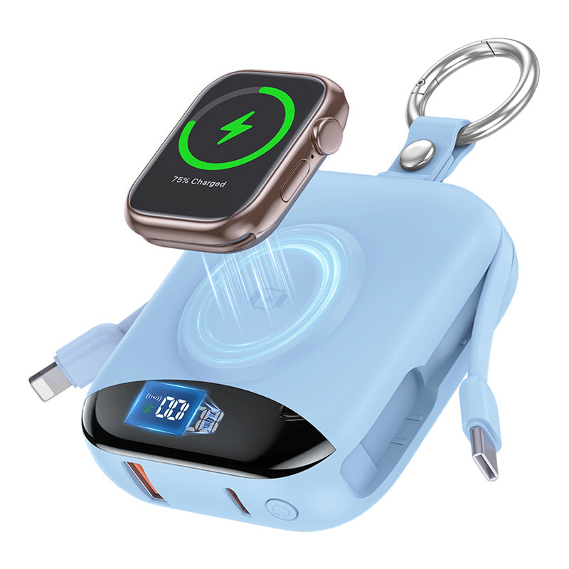 📢📢50 % DE RÉDUCTION !!!⏰Batterie externe portable à recharge rapide par aimant