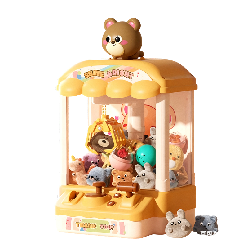 📢📢50 % de réduction !!! 🎅 Machine à pince animaux mignonne pour enfants 🎉 Comprend des peluches et des jouets en capsule🧸