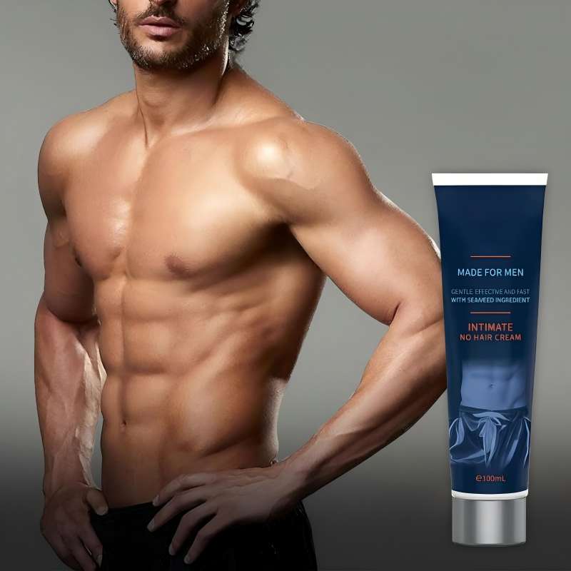 ✨ Crème Dépilatoire Homme à Action Rapide – Peau Lisse, Sans Irritation 🧴🌿